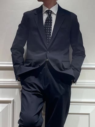 橋本さんの「DRESSTERIOR｜【干場義雅&times;MOVB&times;DRESSTERIOR】トリプルコラボ DUPLEX COTTON ジャケット」を使ったコーディネート