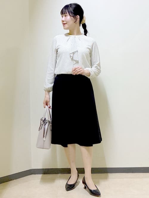  beni_gingerさんの「Reflect｜【SS-4Lサイズ／通勤／セットアップ可】ノーカラージャケット」を使ったコーディネート