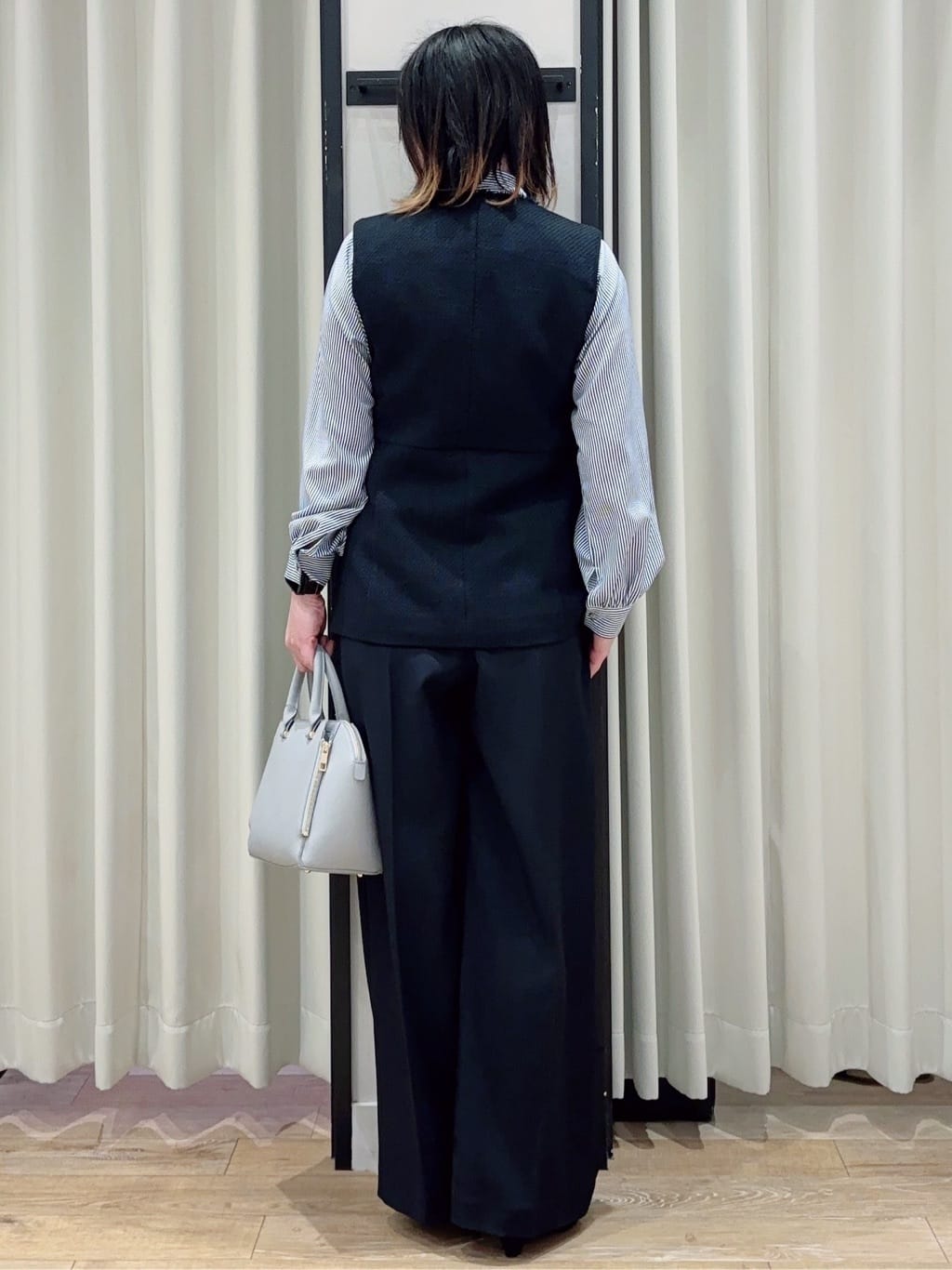 amamaさんの「grove｜【マシンウォッシュ/防シワ/S-3L】着回しできるカセット服ワイドパンツ」を使ったコーディネート