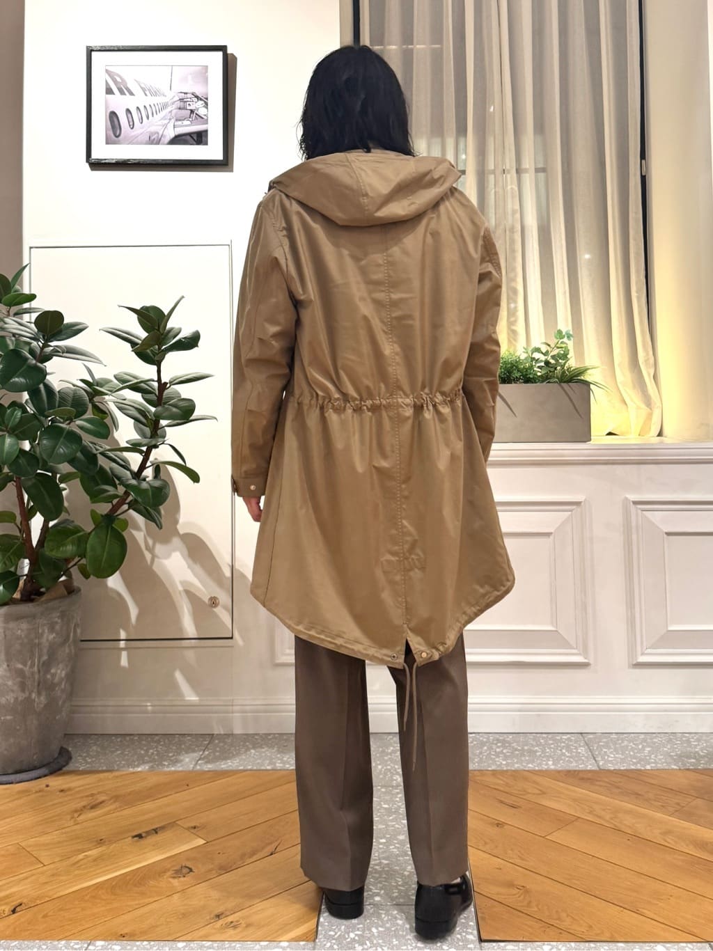 kawarataniさんの「DRESSTERIOR｜【撥水素材】レインプルーフ フーデッドコート」を使ったコーディネート