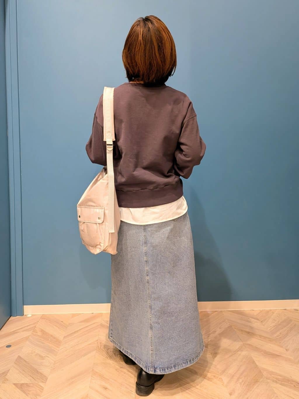 えがさんの「SHOO･LA･RUE｜【SHOO・LA・RUE DENIM】シンプルだから使いやすい Aラインスカート」を使ったコーディネート