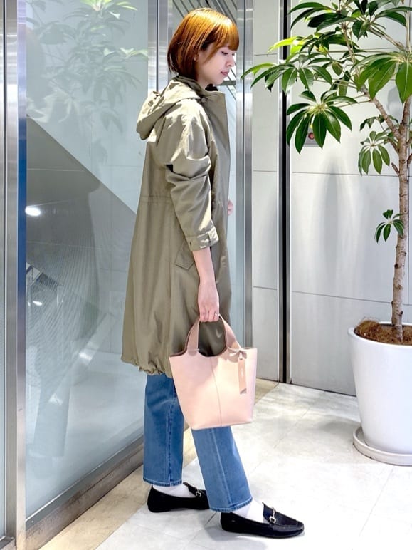 yukaさんの「UNTITLED｜◆【2WAY/洗える/はっ水】グログランモッズコート」を使ったコーディネート