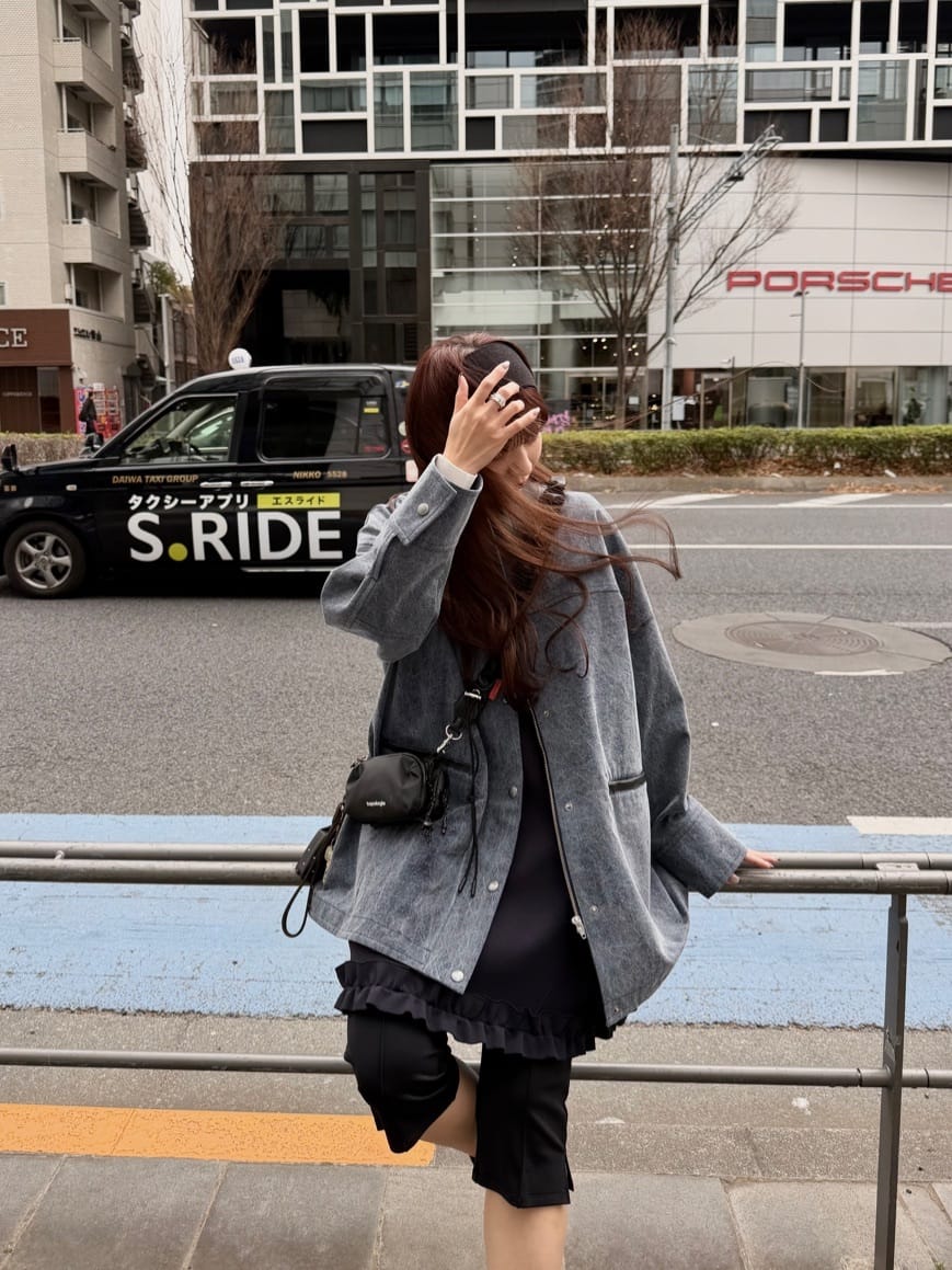 kanamiさんの「CODE A｜pigment denim coverall」を使ったコーディネート