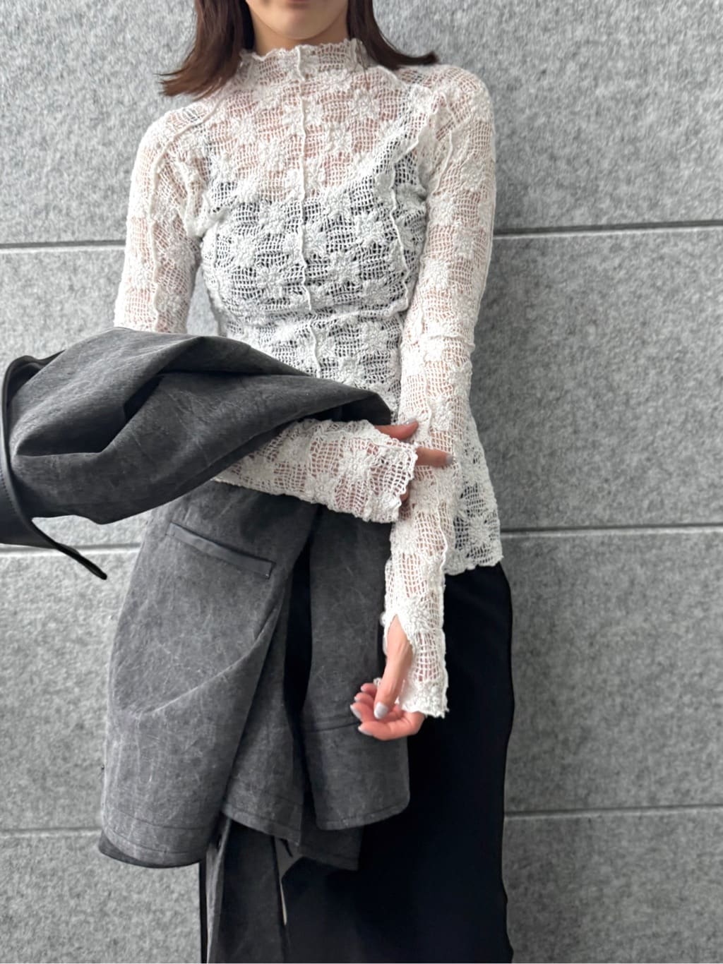 uchi__yamaさんの「CODE A｜pigment denim coverall」を使ったコーディネート