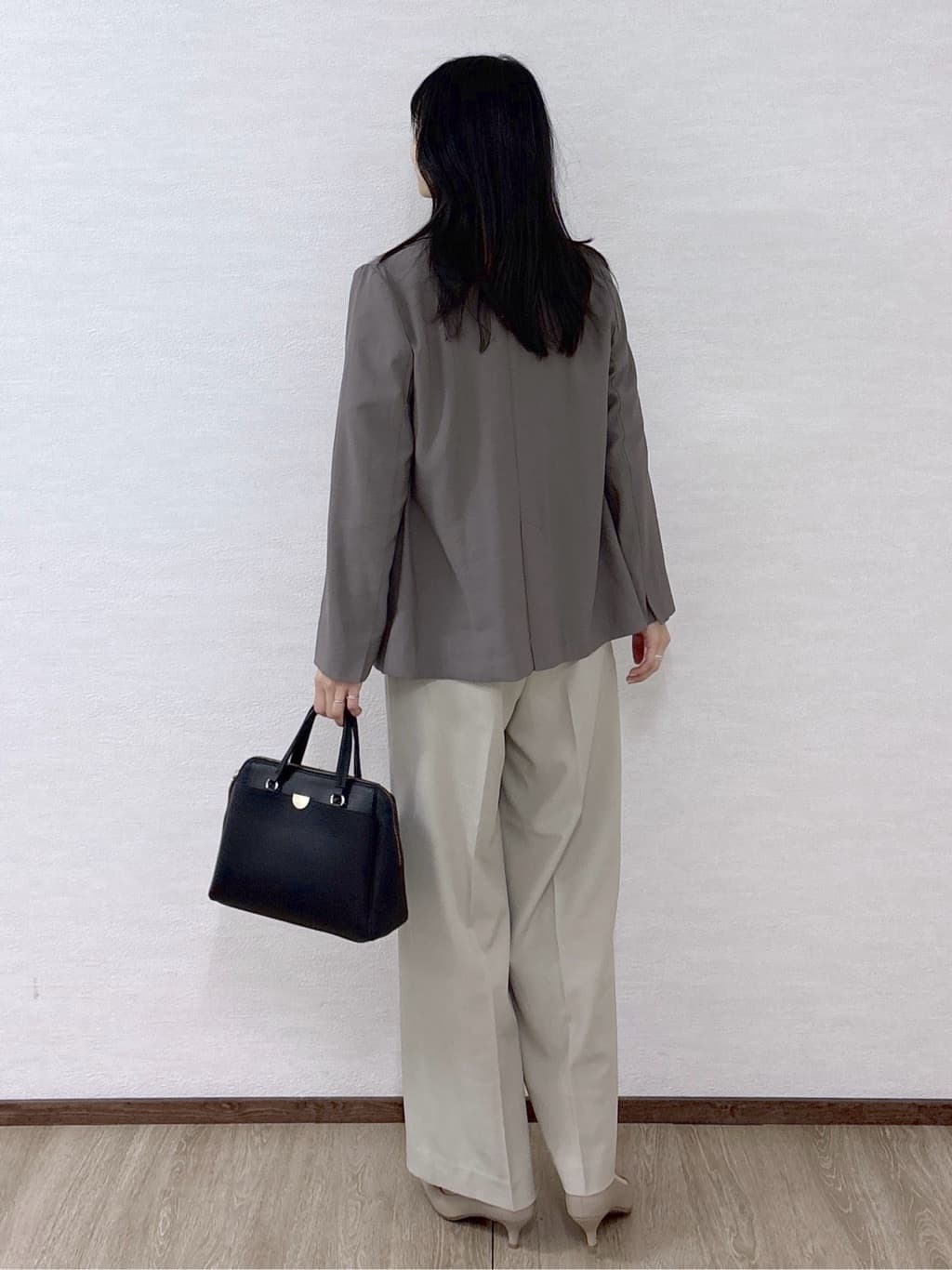 sachikoさんの「OPAQUE.CLIP｜シングルテーラードジャケット【洗える／裏地なし】」を使ったコーディネート