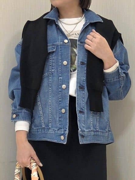 naokoさんの「UNTITLED｜【Healthy DENIM】別注Bran／デニムジャケット」を使ったコーディネート