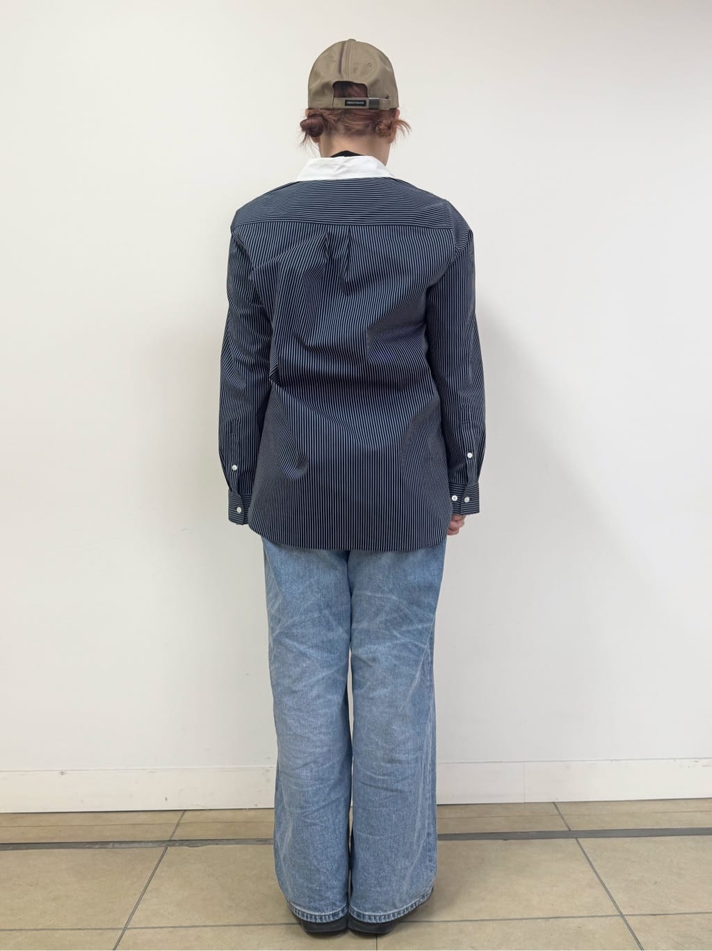 なかもとあきさんの「DRESSTERIOR｜◆【通勤/着映え/ウォッシャブル】オーバーシルエット クレリックシャツ」を使ったコーディネート