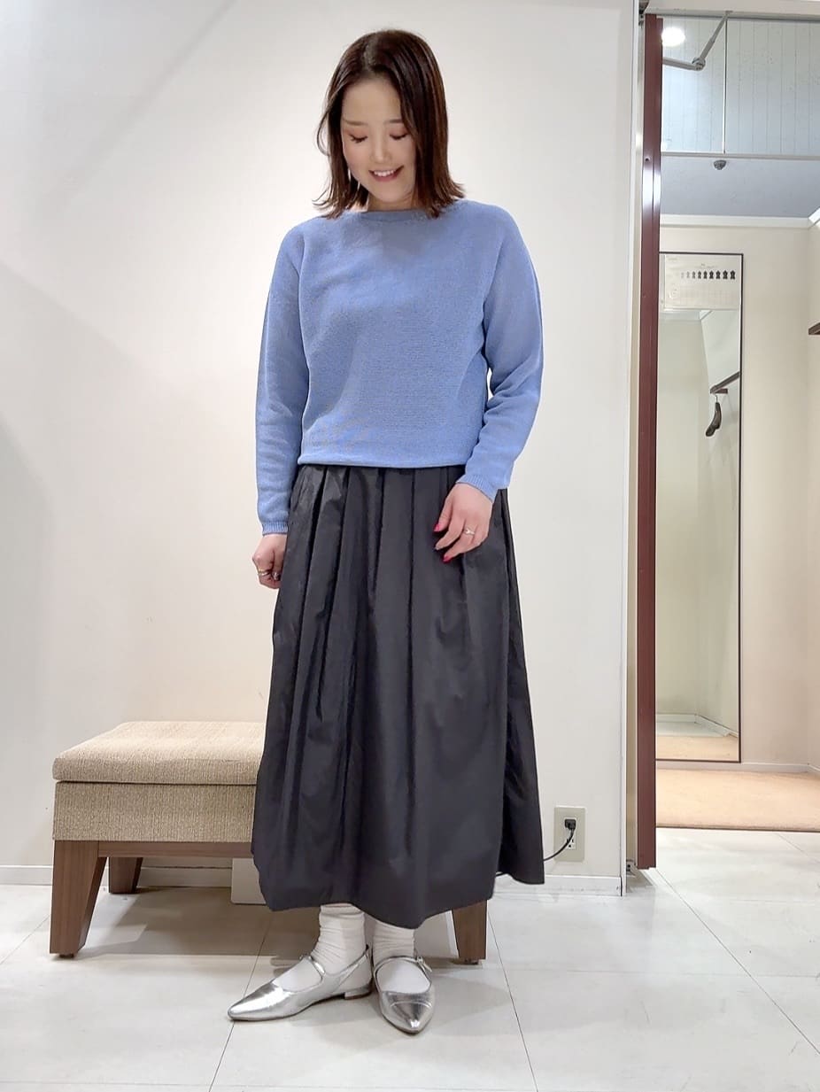 YUIさんの「UNTITLED｜◆【セットアップ可/はっ水】シャイニータイプライターブルゾン」を使ったコーディネート