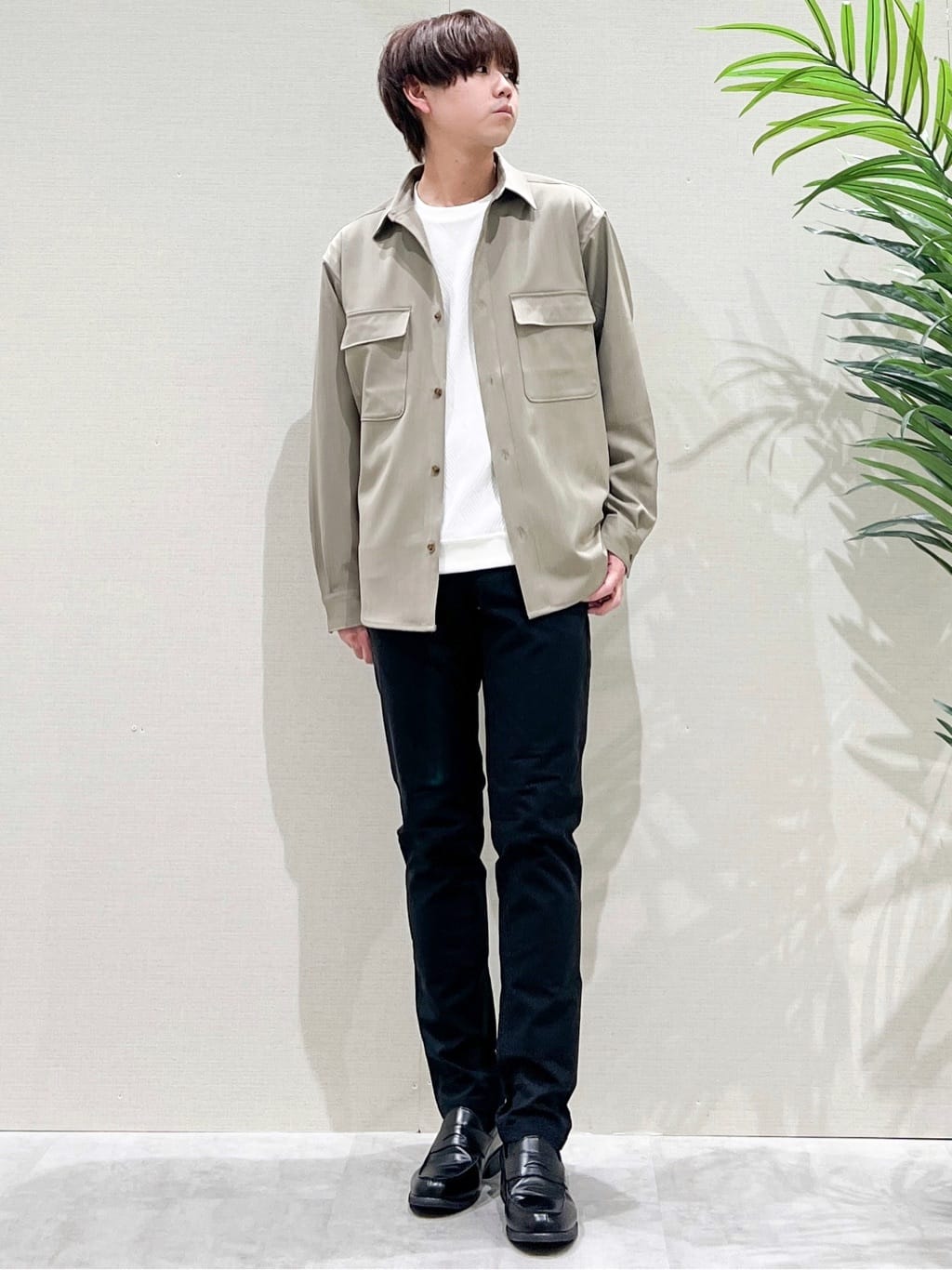 SHI-MAさんの「THE SHOP TK｜FLEX LINE  カバーオール　ストレッチ/防シワ/マシンウォッシャブル/セットアップ可」を使ったコーディネート