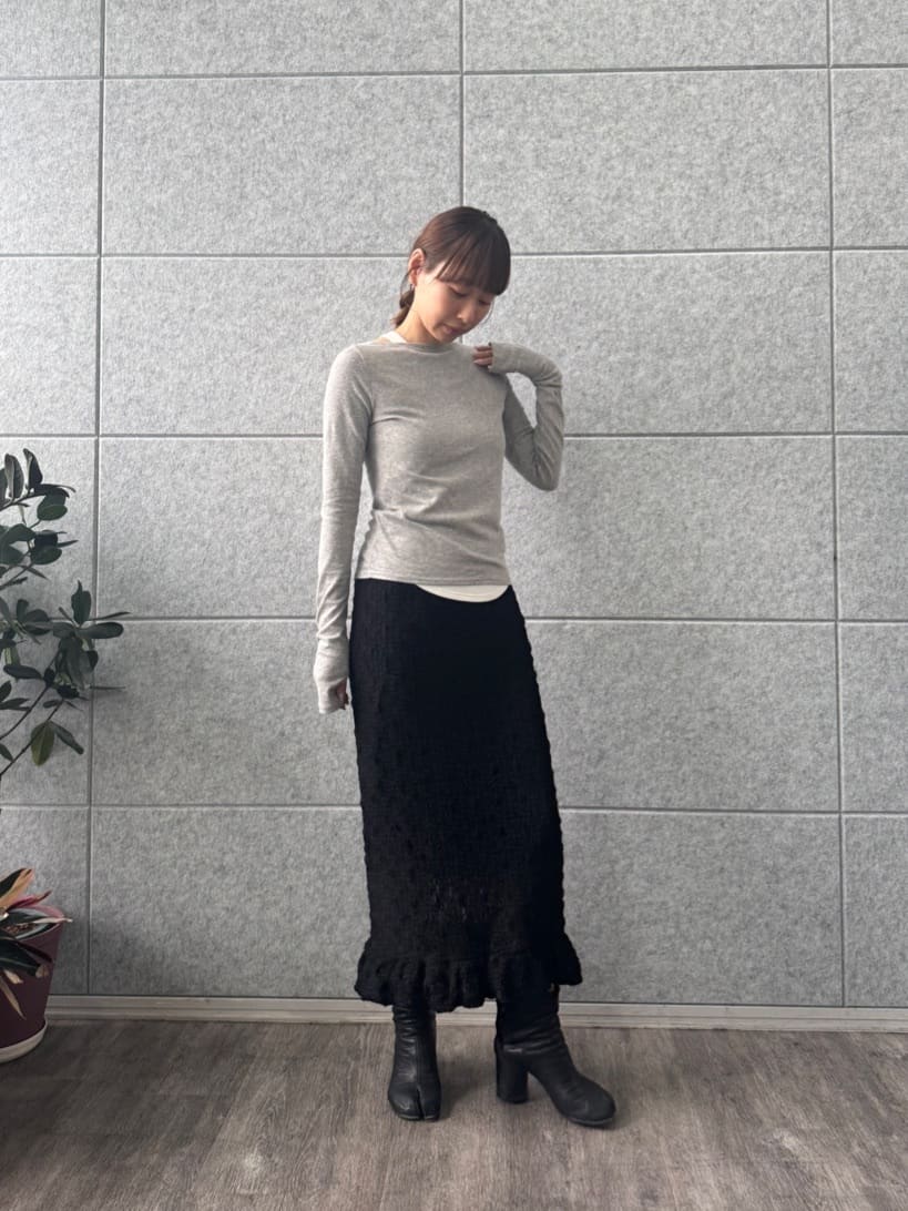 designer yukaさんの「CODE A｜backline elastic pullover」を使ったコーディネート