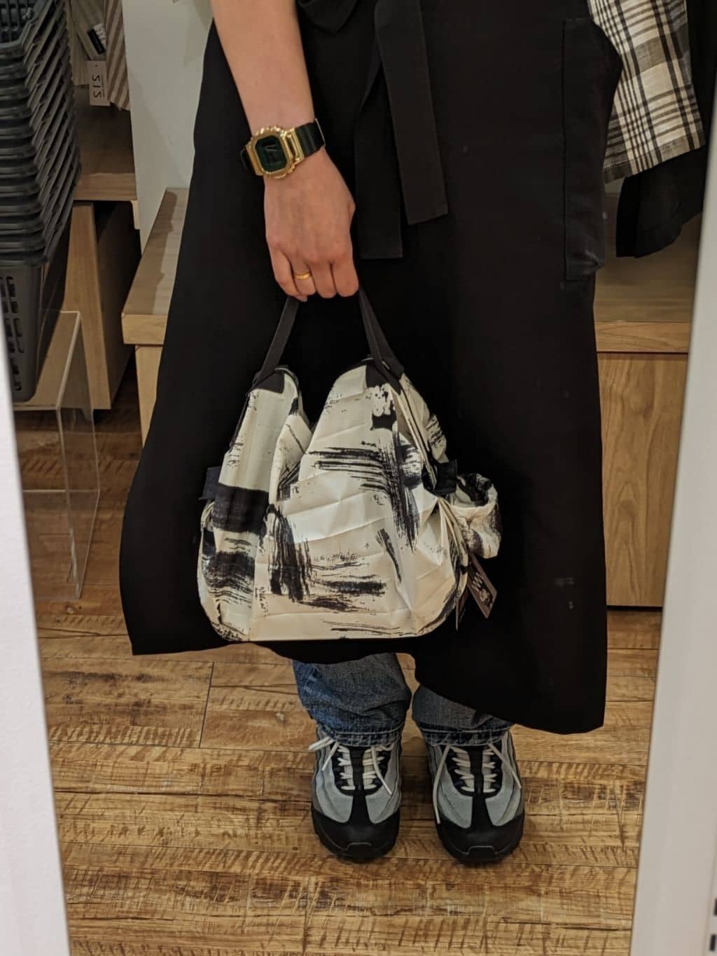 shino.さんの「212 KITCHEN STORE｜パッカブルバッグ27L ホワイトバーチ ＜Shupatto  シュパット＞」を使ったコーディネート