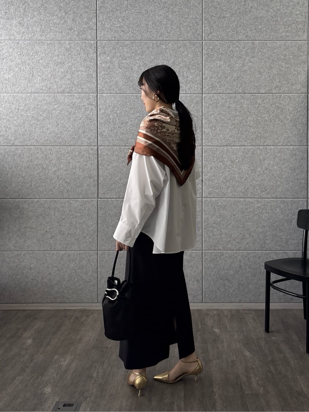 rinaさんの「INDIVI｜Timeless｜ビッグポケットフォルムシャツ【接触冷感】」を使ったコーディネート