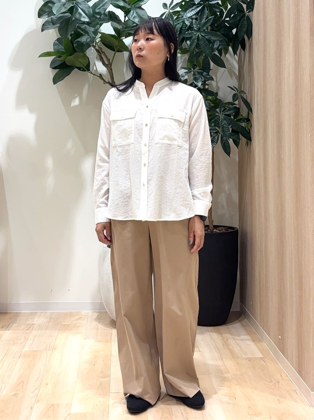 miraiさんの「grove｜しなやかな着心地で動きやすい、ダンボールジャージノーカラーコート」を使ったコーディネート