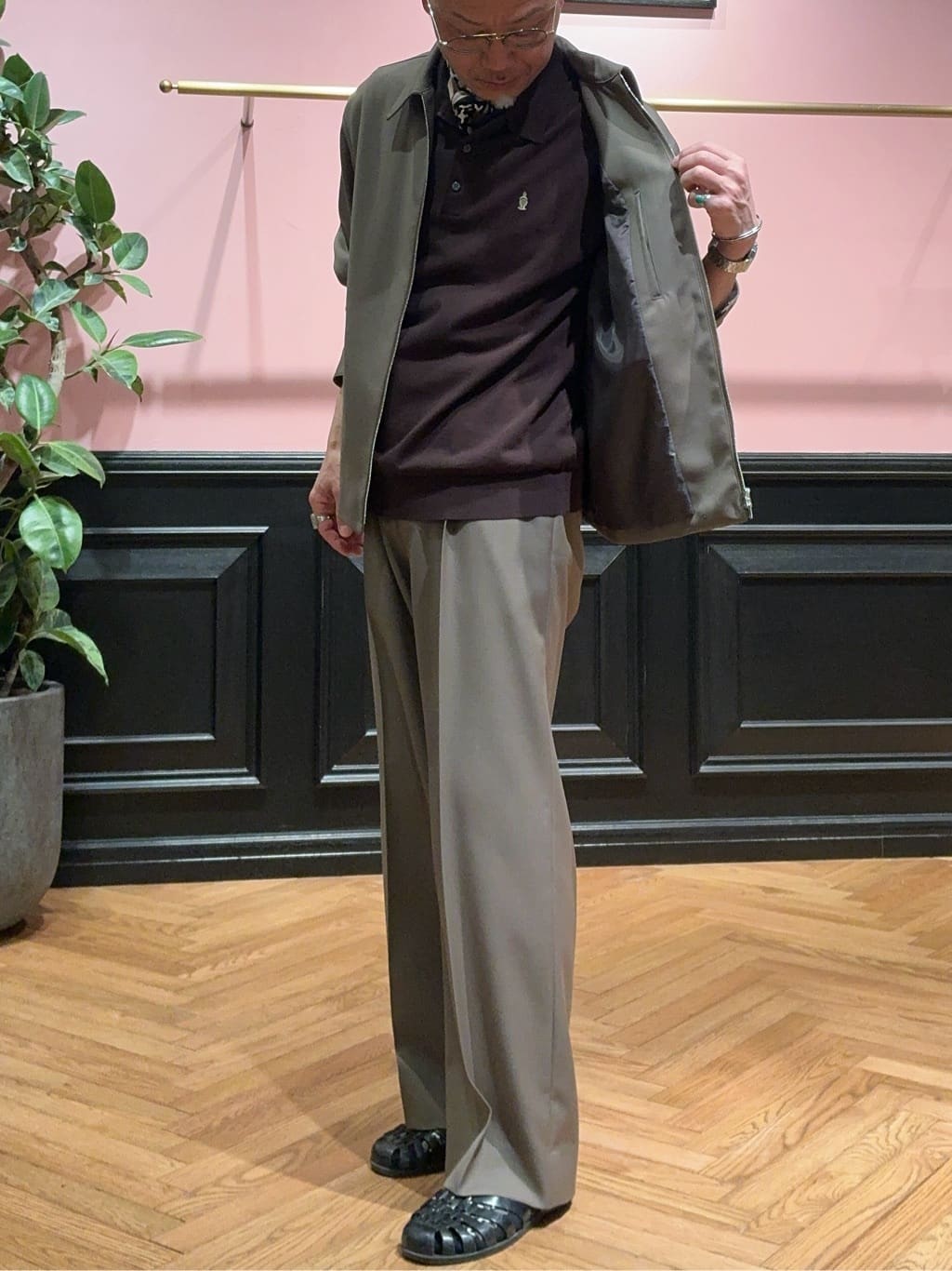 torigoeさんの「DRESSTERIOR｜【ウォッシャブル】ウールハリントン ジャケット」を使ったコーディネート