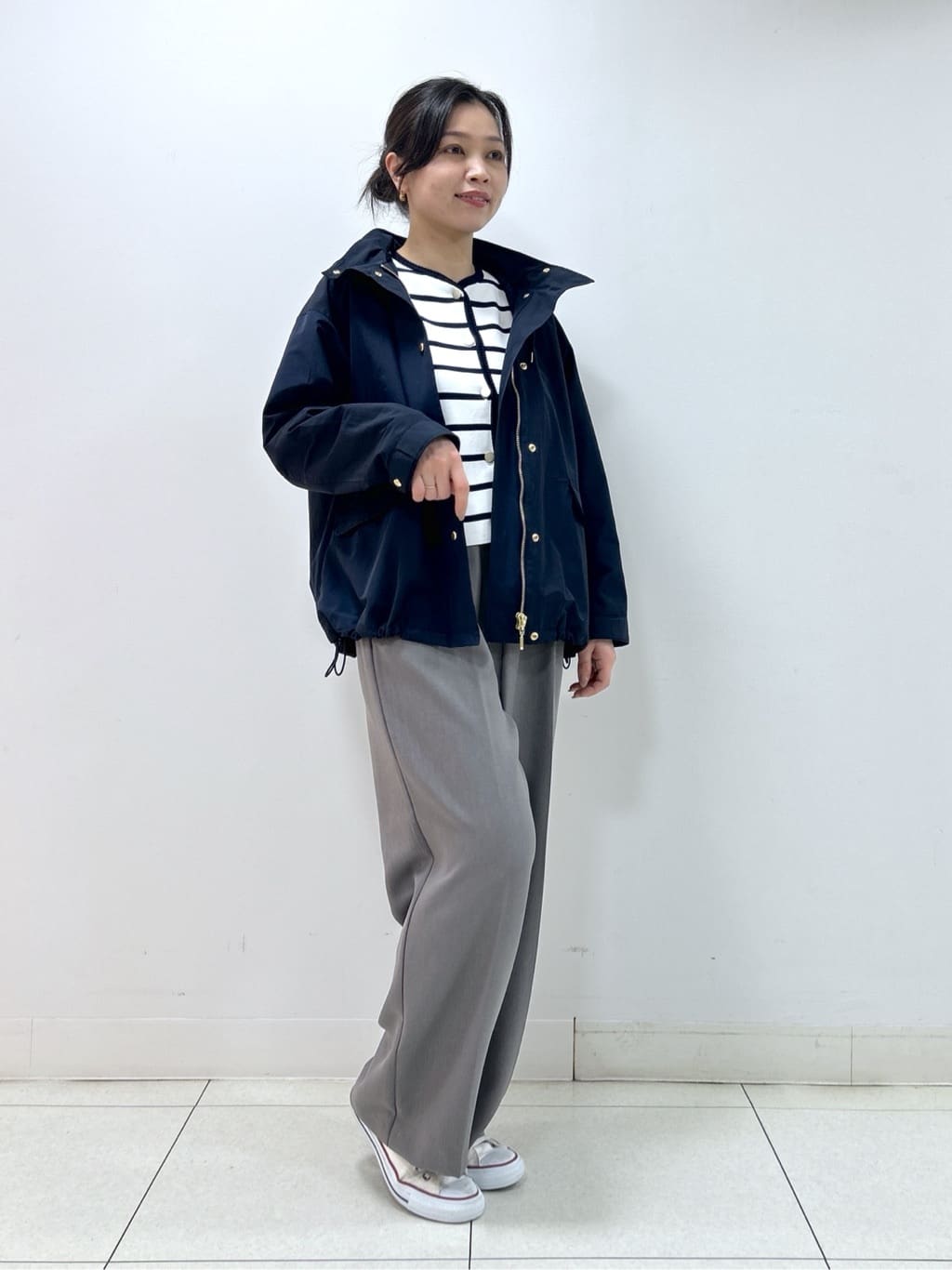 Kaiさんの「Dessin｜【撥水/2WAY】フーディーブルゾン」を使ったコーディネート