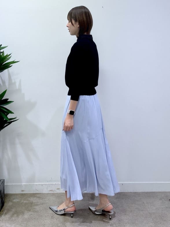 yukaさんの「UNTITLED｜◆【洗える/後ろウエストゴム】ロングスカート」を使ったコーディネート