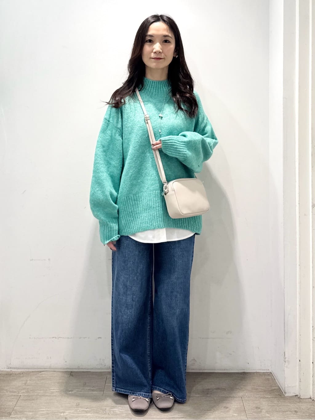 yuicciさんの「OPAQUE.CLIP｜ふわふわハイネックニット【洗濯機OK】」を使ったコーディネート
