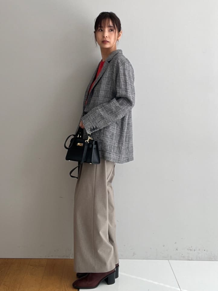 misaさんの「DRESSTERIOR｜【ウォッシャブル】コットンシルクフレンチスリーブニット」を使ったコーディネート