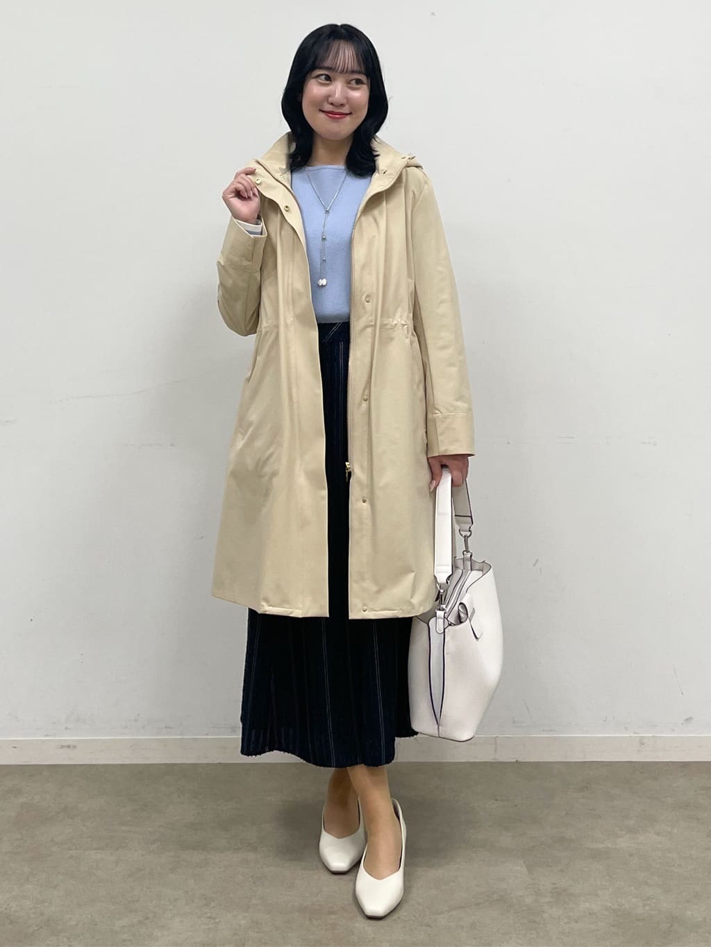 yukariさんの「Reflect｜【中綿ライナー付き】ライナー付きフーデッドロングコート」を使ったコーディネート