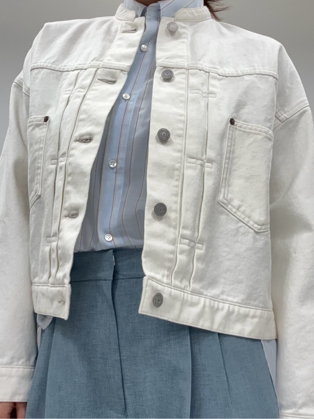 BUNさんの「DRESSTERIOR｜【otonaMUSE5月号掲載／セットアップ可】ウォッシャブルワイドタックパンツ」を使ったコーディネート