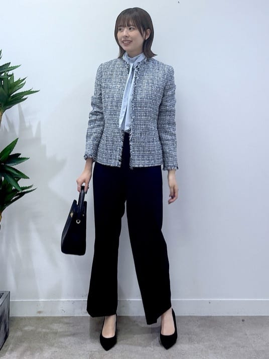 yukaさんの「UNTITLED｜【仕事着/スーツ】ファンシーツイード ジャケット」を使ったコーディネート