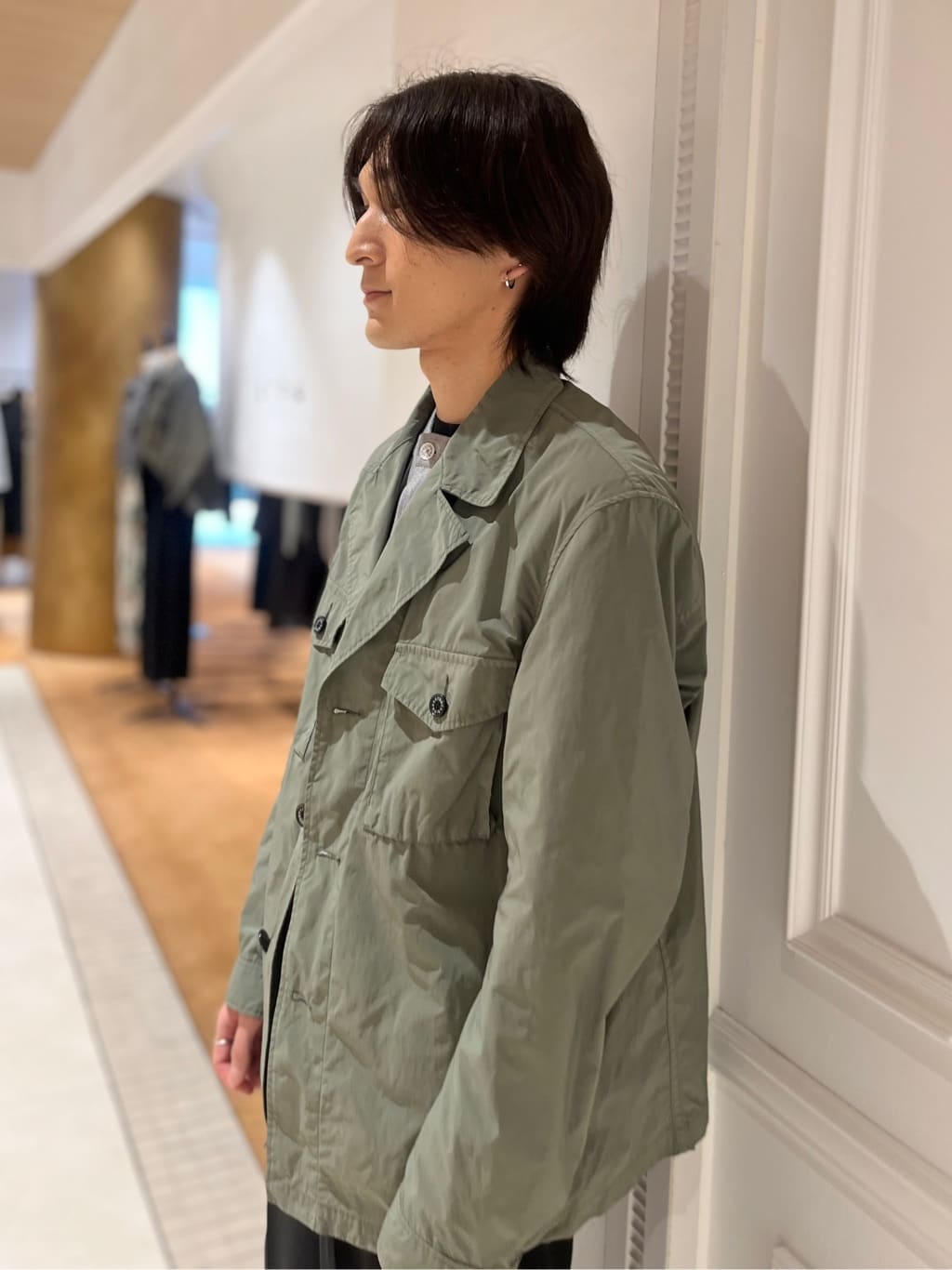 Watanabeさんの「DRESSTERIOR｜【接触冷感/ウォッシャブル】センタープレスジョーゼットパンツ」を使ったコーディネート