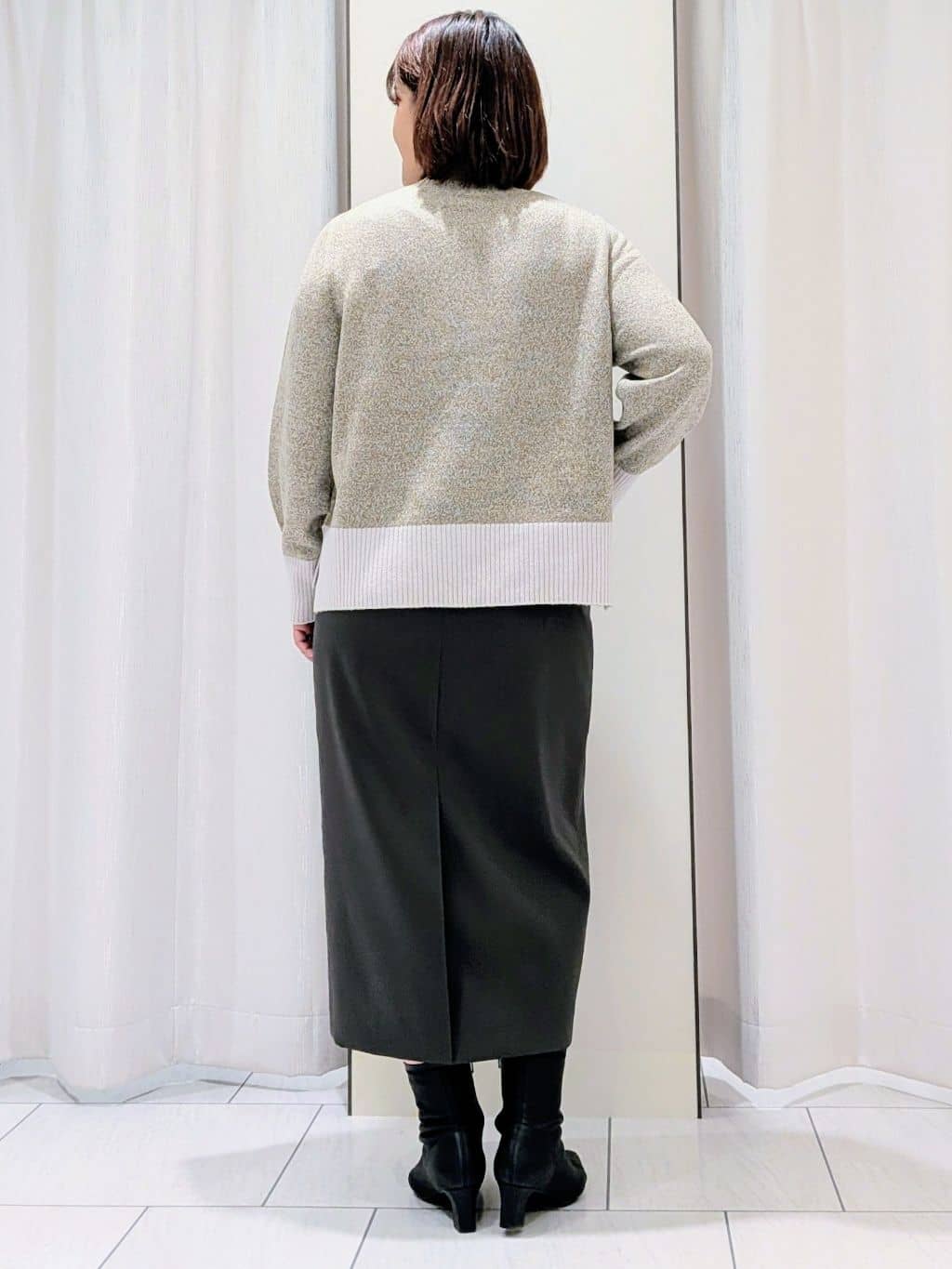 Onumaさんの「UNTITLED｜【8色展開/洗える】ウールカシミヤ ハイネックニット」を使ったコーディネート