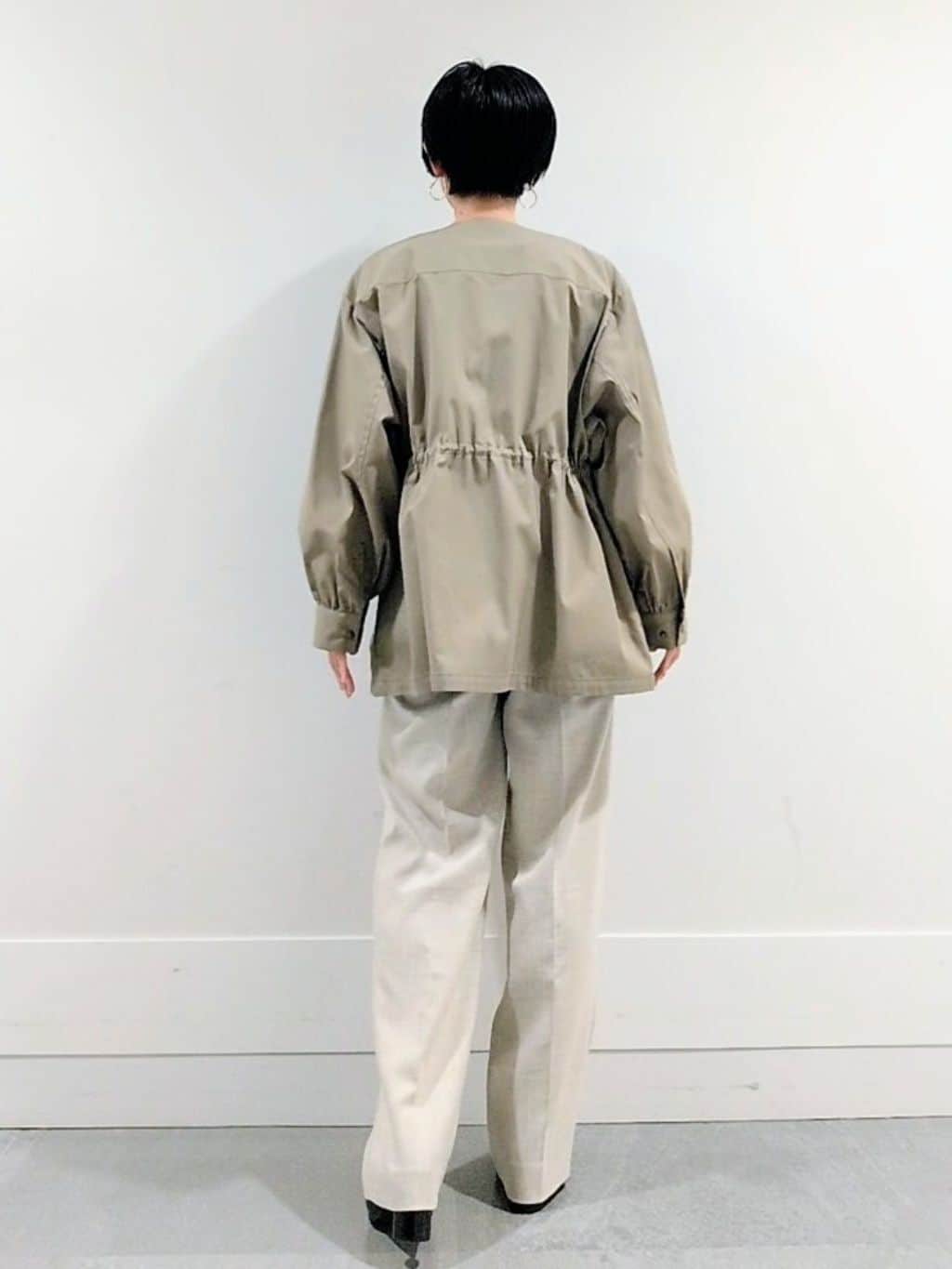 ミズタさんの「UNTITLED｜◆【はっ水】ライトコットンミリタリーコート」を使ったコーディネート