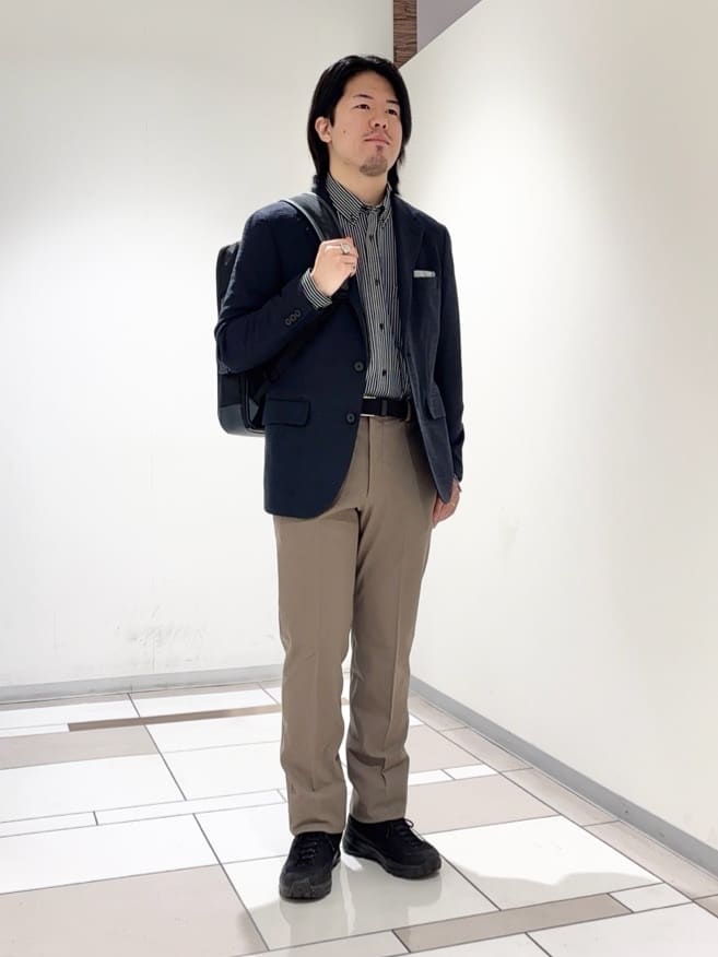 及川さんの「TAKEO KIKUCHI｜【Sサイズ～】ラッセルメッシュ ジャケット」を使ったコーディネート