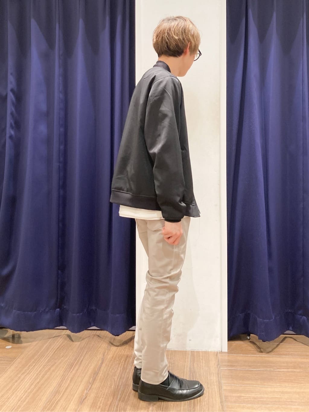 つーじーさんの「THE SHOP TK｜FLEX LINE ストレッチリブブルゾン　ストレッチ/防シワ/マシンウォッシャブル/セットアップ可」を使ったコーディネート