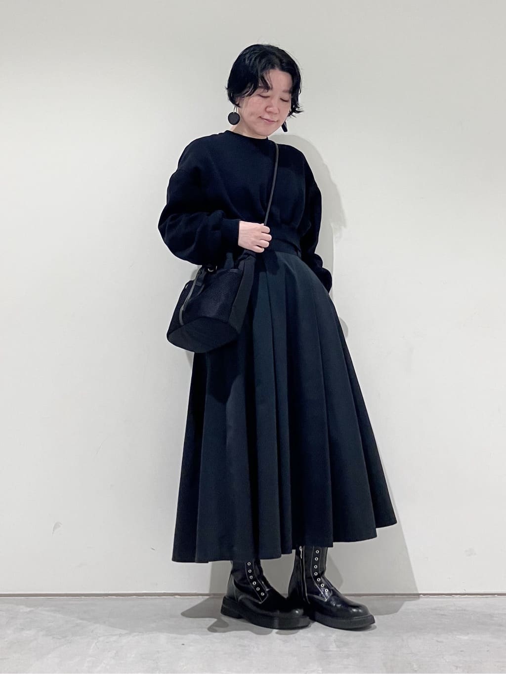 Cさんの「HIROKO HAYASHI｜LUINI AGILE（ルイーニ アジレ）ショルダーバッグ」を使ったコーディネート