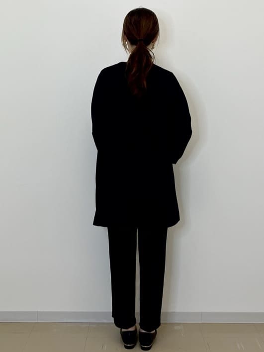 miyuuさんの「OPAQUE.CLIP｜フォルムスリーブミドルコート【洗濯機OK】」を使ったコーディネート