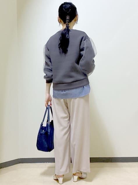  beni_gingerさんの「Reflect｜チュールレイヤードスリーブプルオーバー」を使ったコーディネート