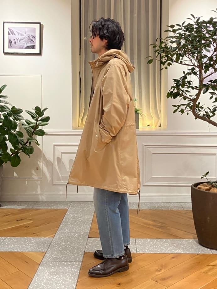 junyaさんの「DRESSTERIOR｜【撥水素材】レインプルーフ フーデッドコート」を使ったコーディネート