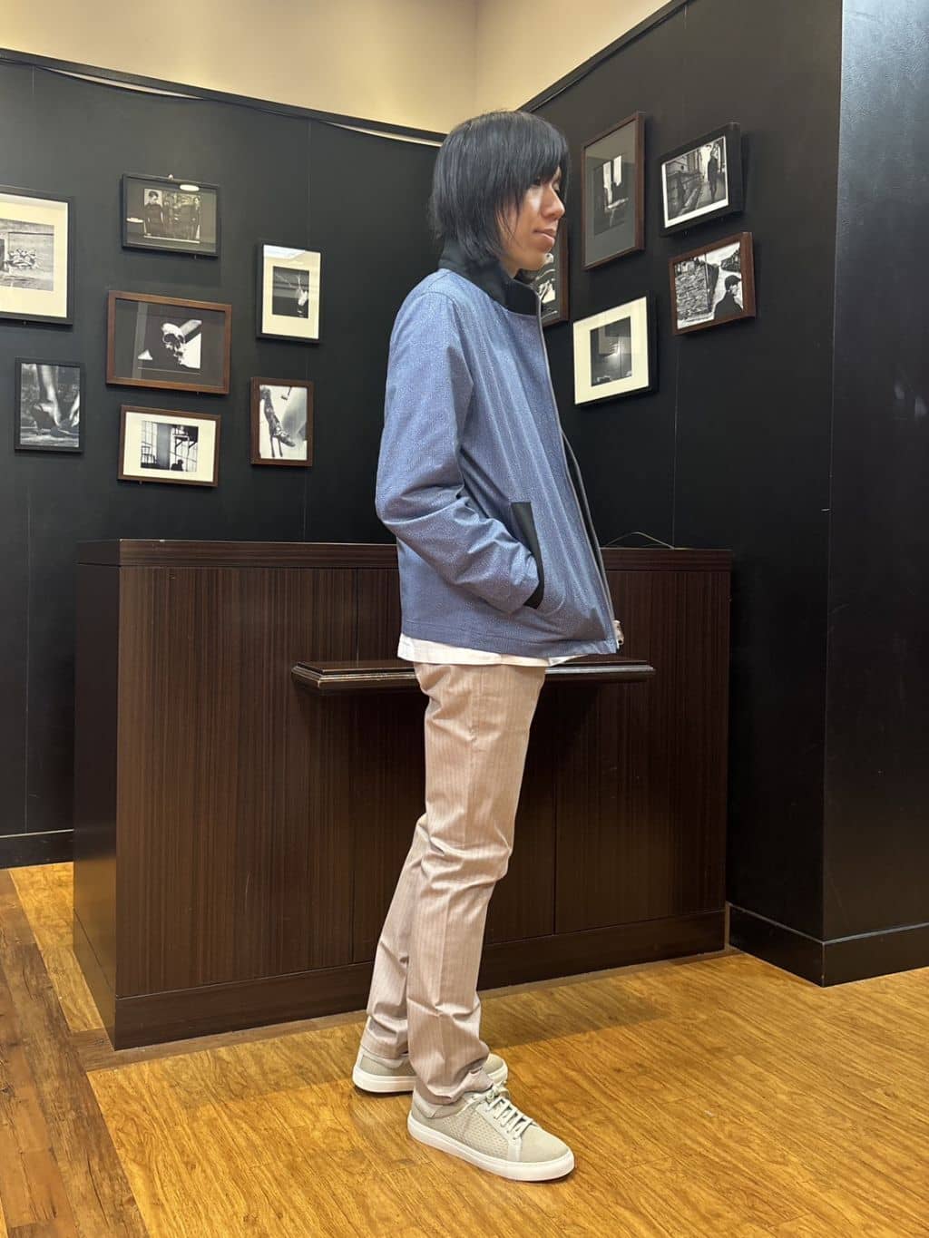 moritaさんの「TAKEO KIKUCHI｜2WAYアクティブ ライト ブルゾン」を使ったコーディネート