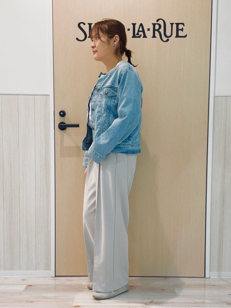 funafunaさんの「SHOO･LA･RUE｜楽にきちんと見られたい　大人カジュアルボーダーニット」を使ったコーディネート