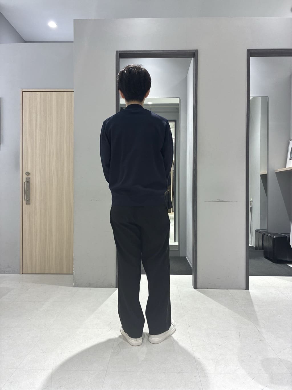 わいずみさんの「TAKEO KIKUCHI｜播州 ドビーストライプ フラワーシャツ」を使ったコーディネート