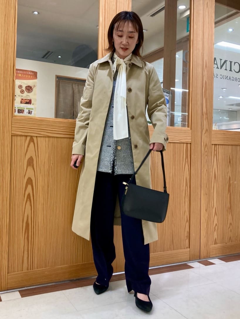 ゆうさんの「UNTITLED｜◆【はっ水/洗える】タスランステンカラーコート」を使ったコーディネート