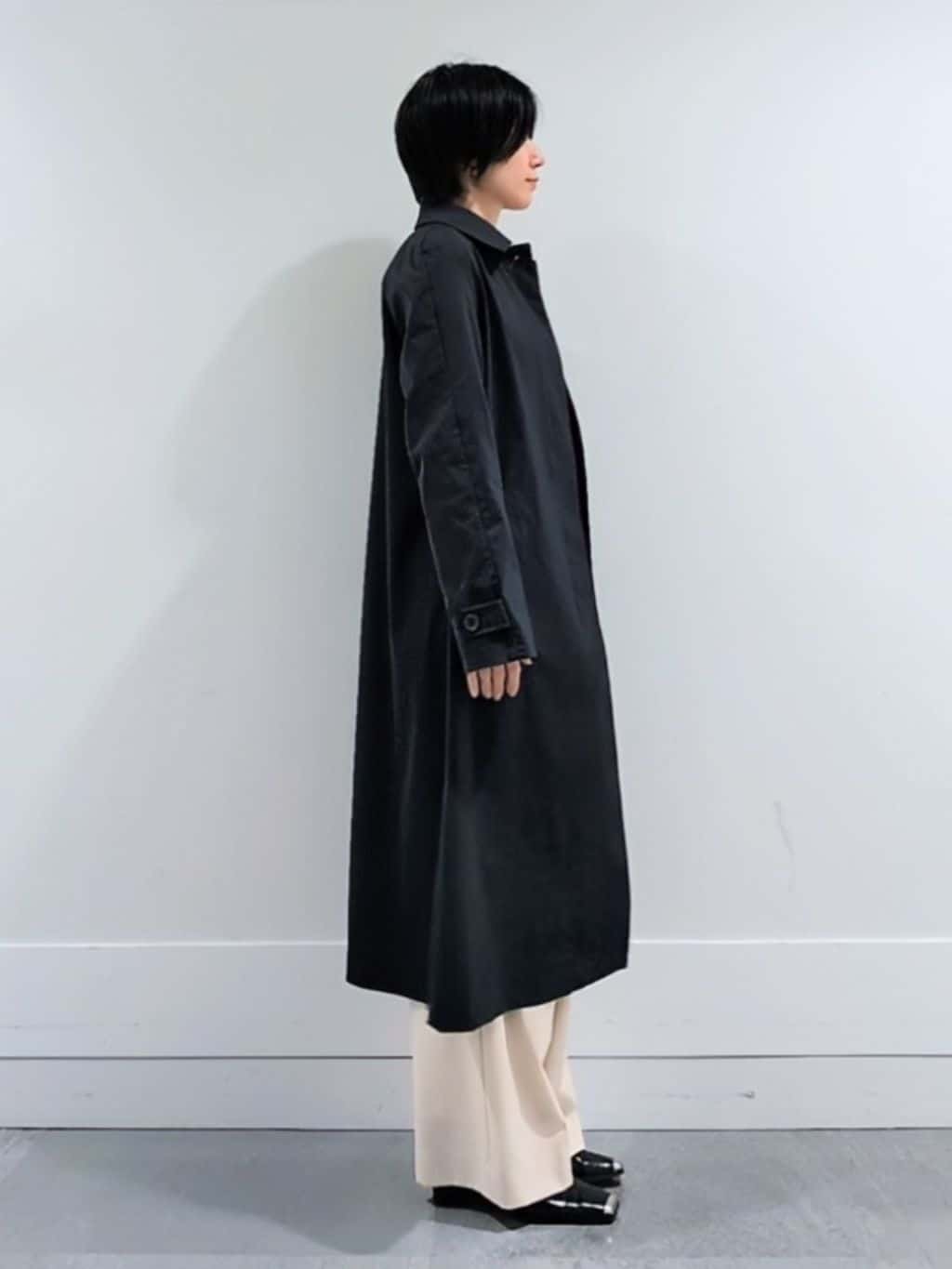 ミズタさんの「UNTITLED｜◆【はっ水/洗える】タスランステンカラーコート」を使ったコーディネート