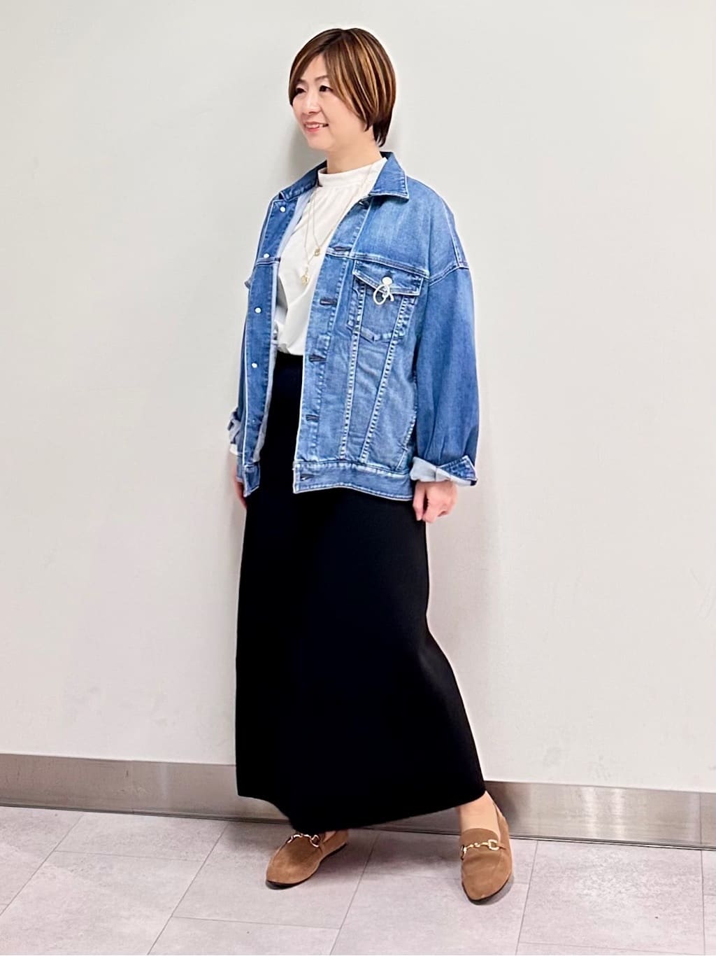 みなこさんの「UNTITLED｜【Healthy DENIM】別注Bran／デニムジャケット」を使ったコーディネート