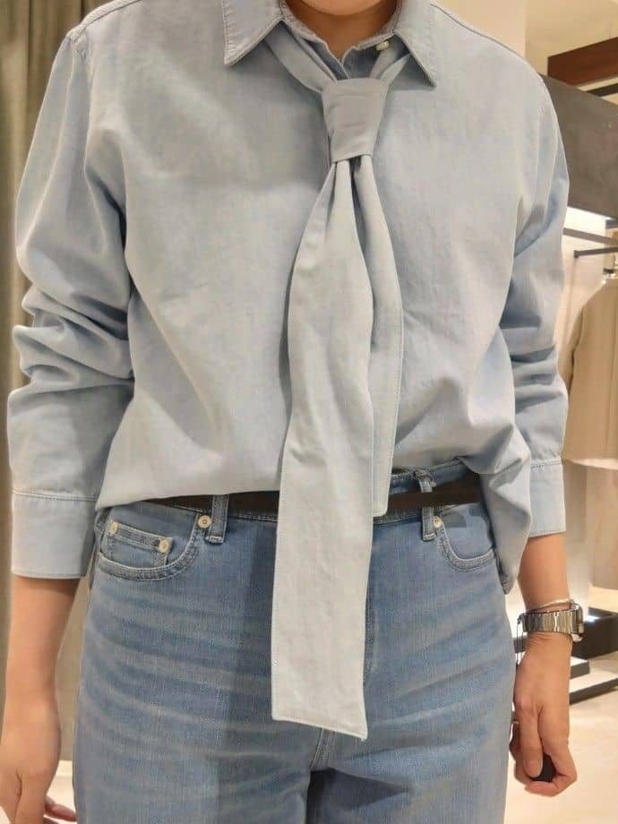 まちこさんの「UNTITLED｜【人気デニム】MAKE&times;DENIM WIDE」を使ったコーディネート