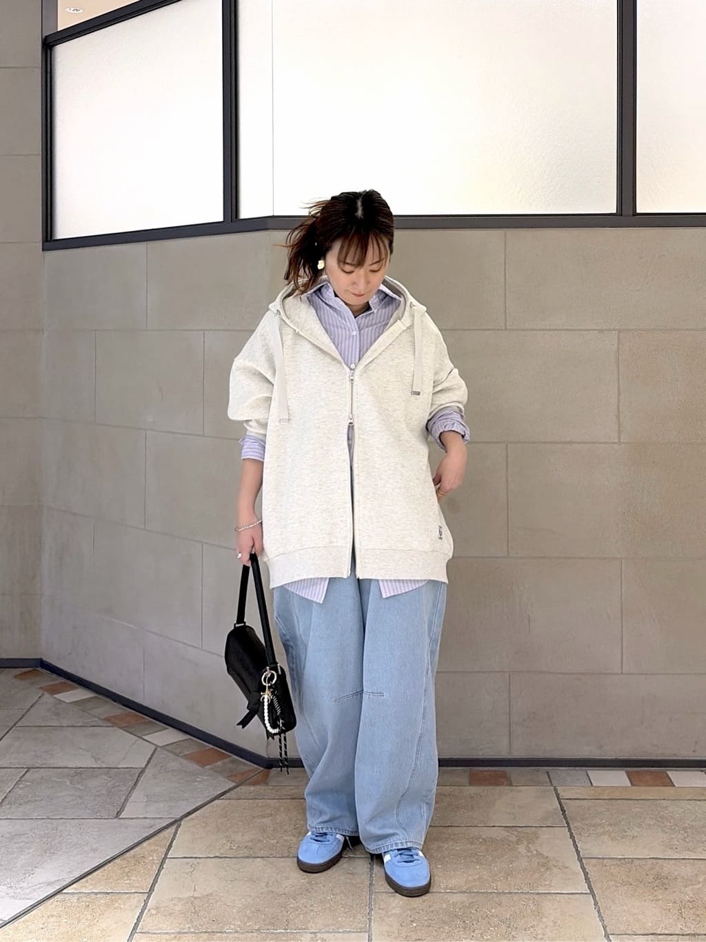 よねさんの「INDIVI｜Timeless｜ビッグポケットフォルムシャツ【接触冷感】」を使ったコーディネート