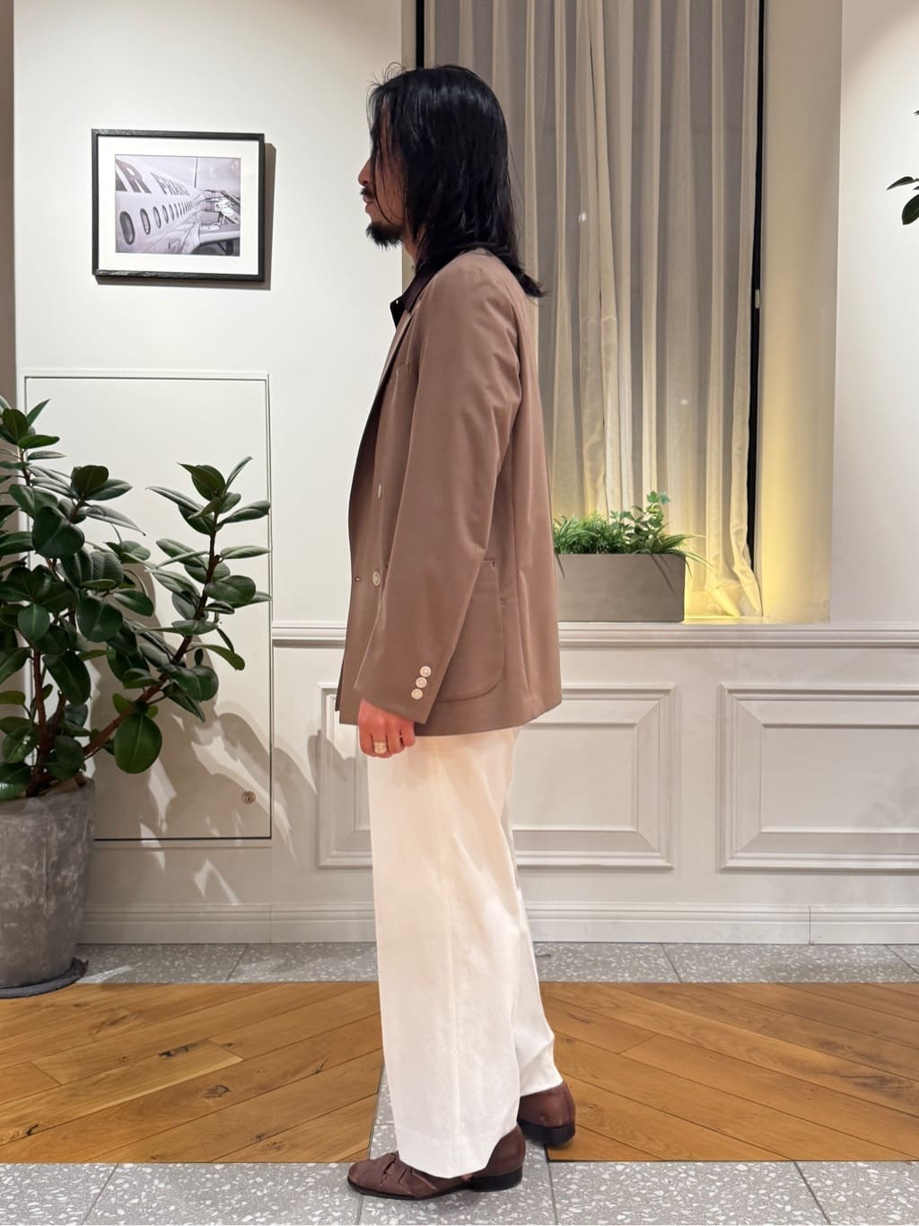 kawarataniさんの「DRESSTERIOR｜【セットアップ可】クールタッチ クイックドライ イージージャケット」を使ったコーディネート