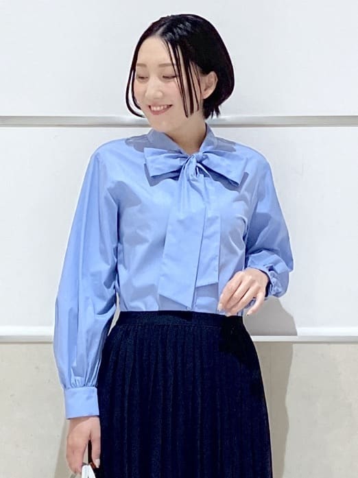 eriko さんの「Dessin｜【花粉ガード/撥水加工/洗える】ステンカラースプリングコート」を使ったコーディネート