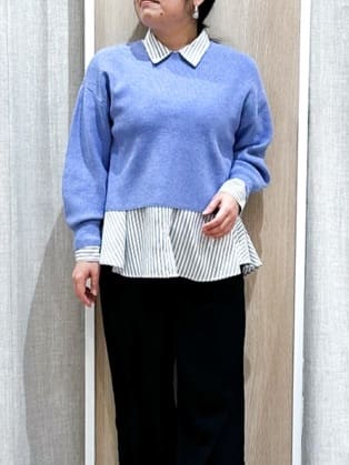 naoさんの「grove｜毎日着たくなる、もちもち畦編みニット」を使ったコーディネート