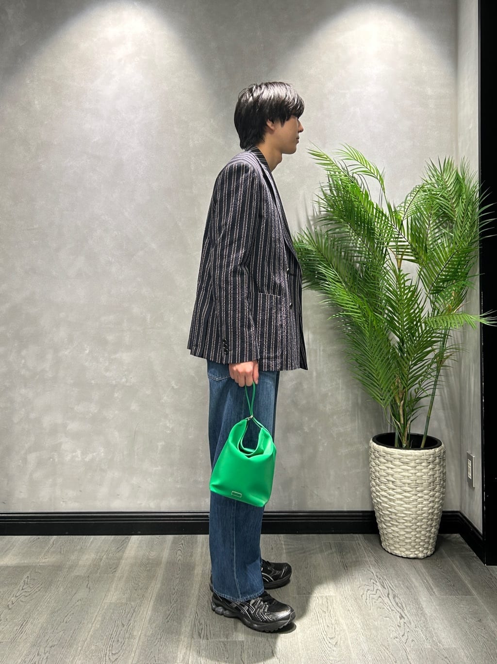 ruiさんの「TAKEO KIKUCHI｜【BOWLER HAT LABEL】サッカーストライプ ダブルジャケット」を使ったコーディネート