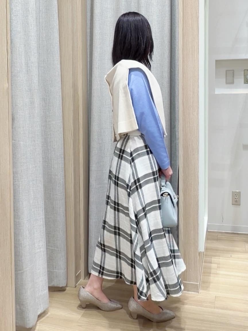 Fumikaさんの「grove｜【洗える】毛玉軽減クルーネックカーディガン」を使ったコーディネート