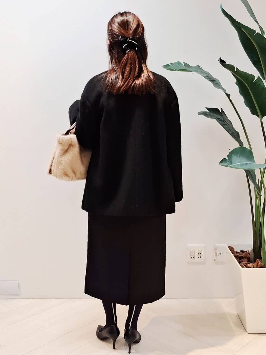 YuKaRiさんの「UNTITLED｜【洗える/細見え】ツイード ジャンパースカート」を使ったコーディネート