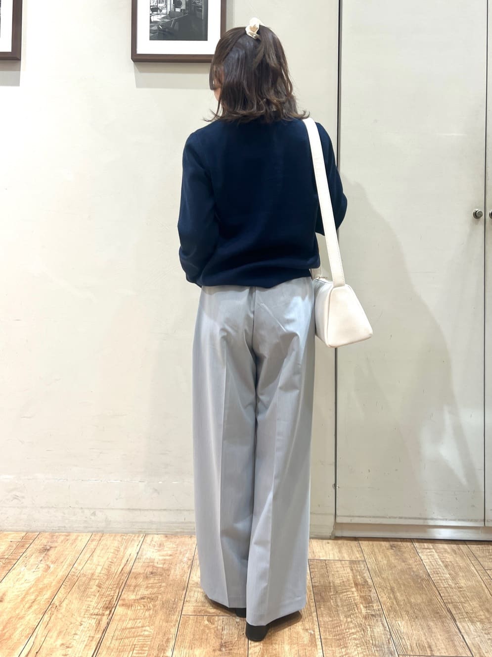 AIRIさんの「SHOO･LA･RUE｜【洗濯機可/S-LL】ほどよいゆとりの もちっとやわらかリブニット」を使ったコーディネート