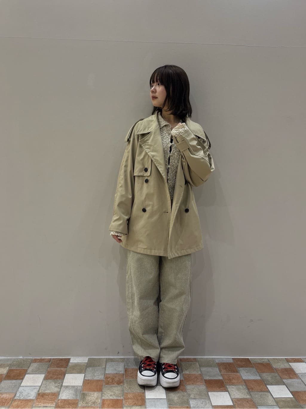 みゆさんの「INDIVI｜ブークレポロニット」を使ったコーディネート